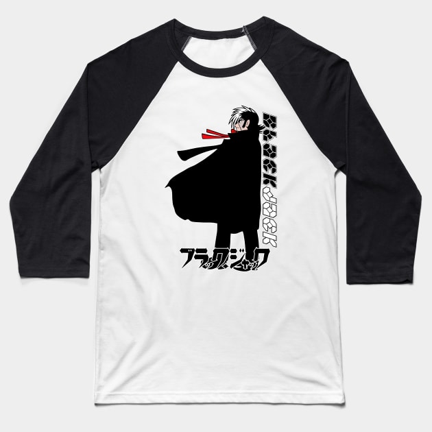 Dr. Hazama Kuroo Baseball T-Shirt by Breakpoint